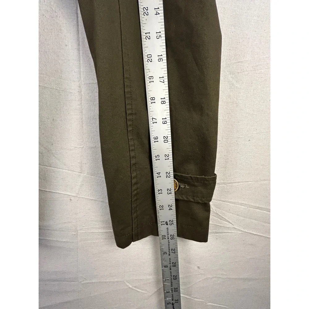 Wantdo Mens Military Field Jacket Olive Green Plaid Lined Cotton Coat 2060 Large